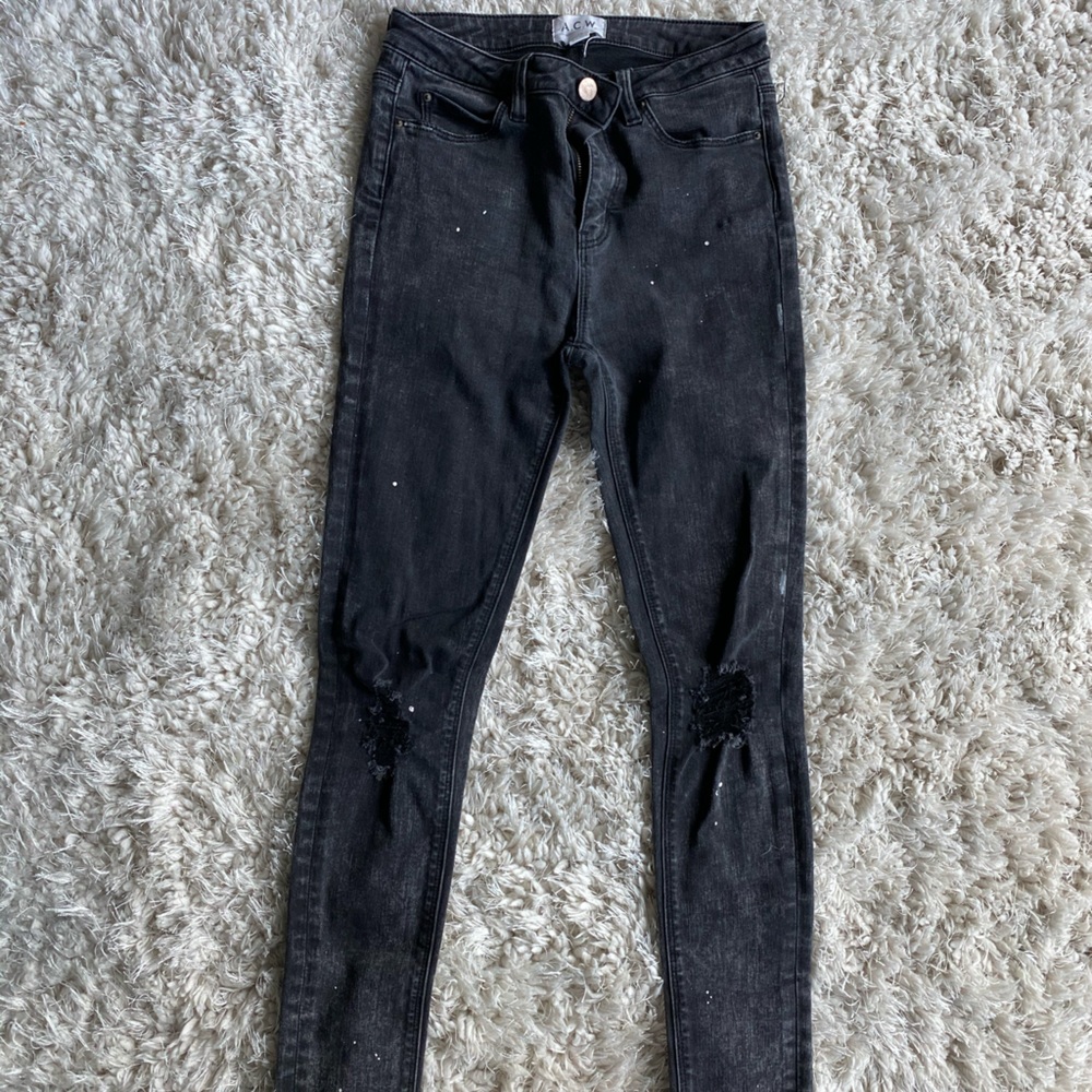Ardene Paint Splatter Jeans